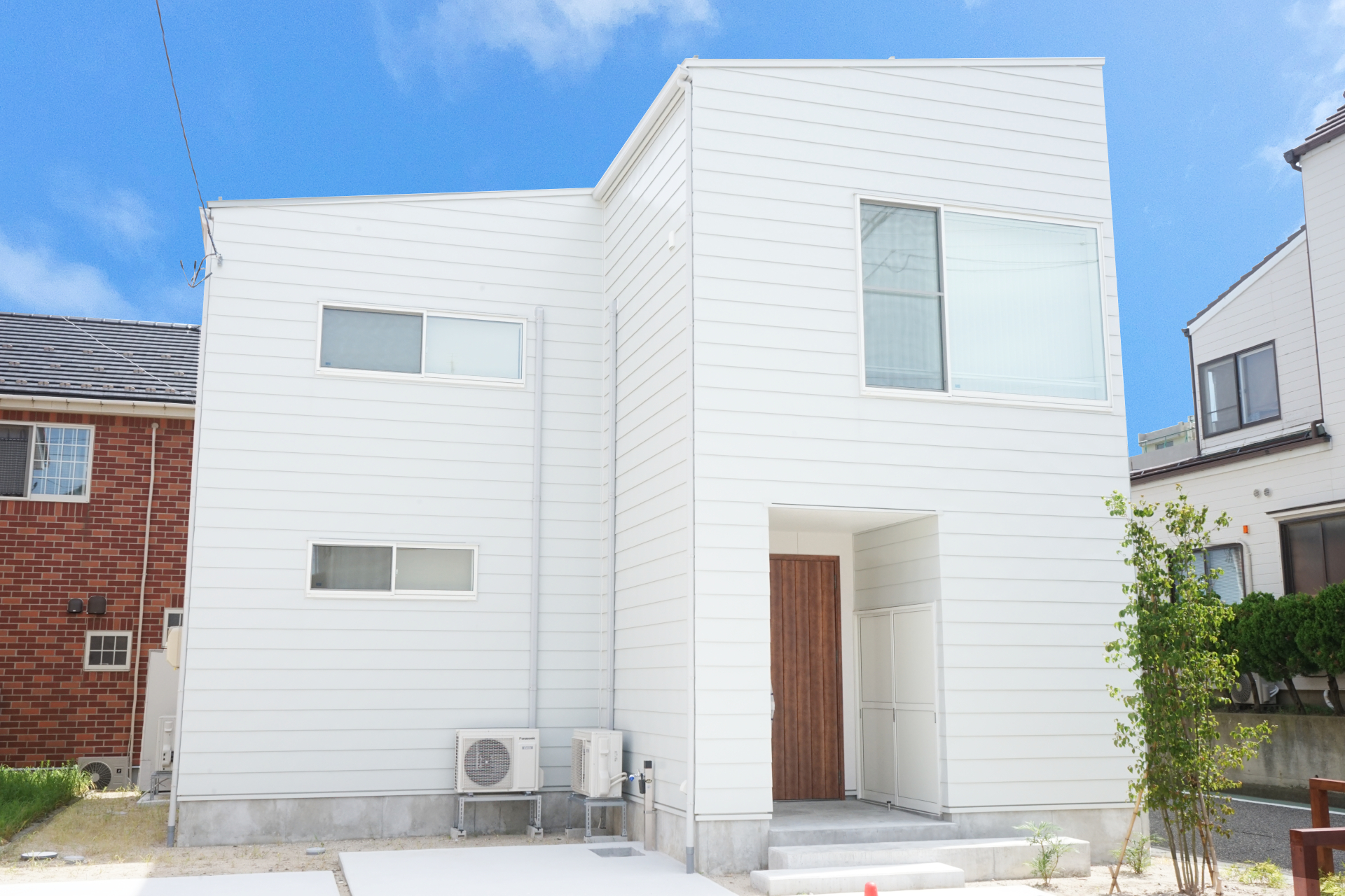 2階リビングの白い家｜新潟市西区