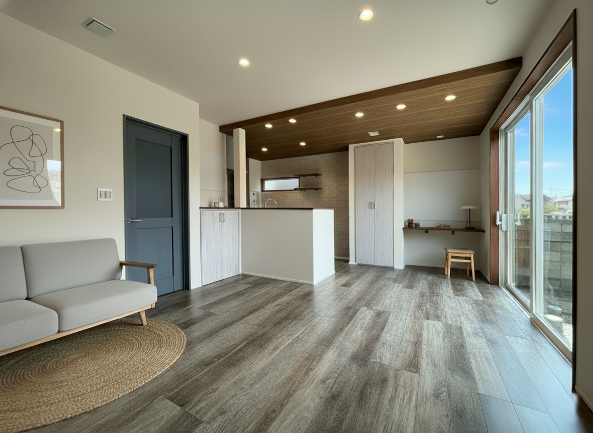 【施工事例】31坪で叶える「回遊動線×時短収納」のコンパクトな家｜新潟市南区